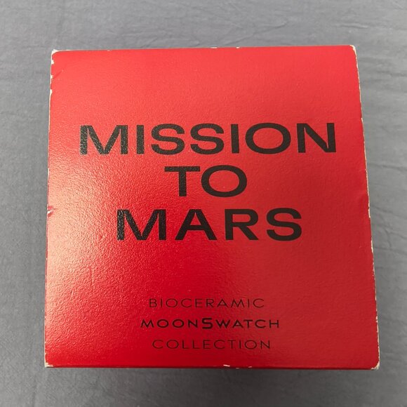 Swatch X Omega Bioceramic Moonswatch Mission To Mars Watch - Picture 4 of 4